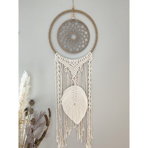 Macrame Leaf Dream Catcher